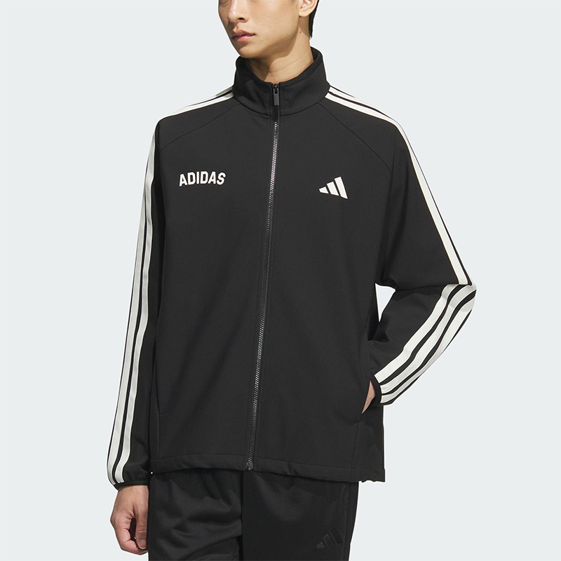 Adidas/阿迪达斯正品2025秋季款男士日常运动立领针织外套KC2845
