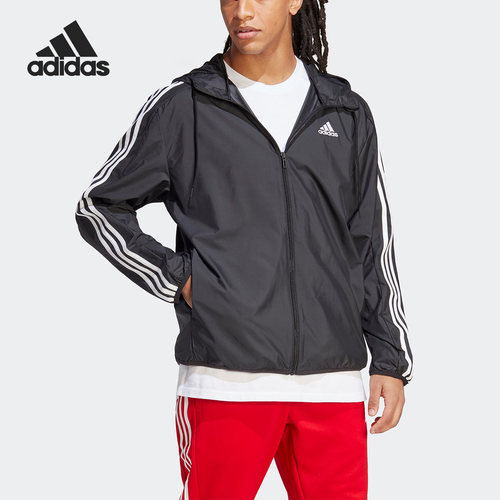 男子夹克Adidas/阿迪达斯连帽