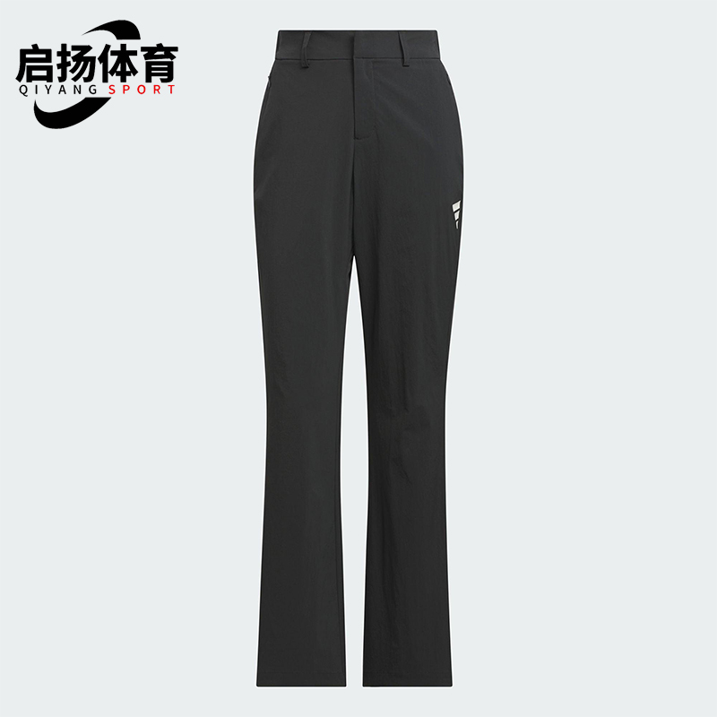 Adidas/阿迪达斯正品2025夏季女士梭织运动经典休闲微喇裤KE9594
