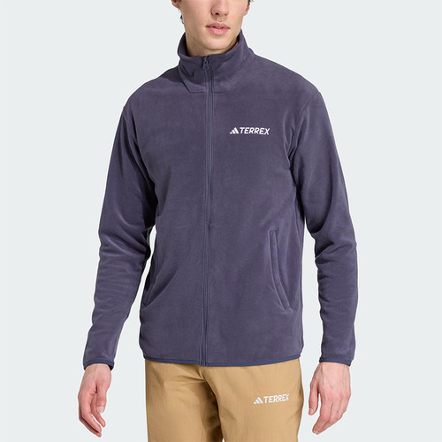 Adidas/阿迪达斯正品男士保暖立领抓绒拉链长袖夹克JM3116