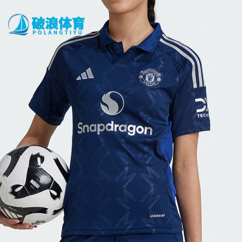 阿迪达斯大童吸湿排汗时尚POLO衫