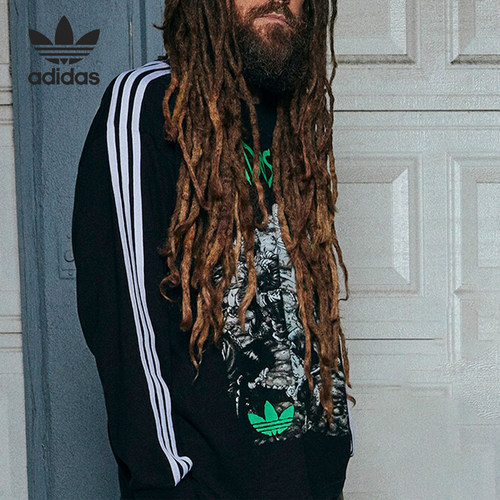 Adidas/阿迪达斯正品LONGLSEEVE KORN三叶草男士T恤IW7523