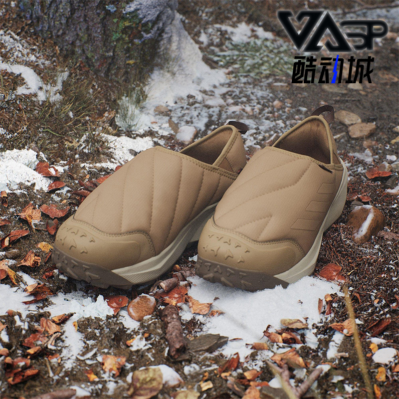 Adidas/阿迪达斯正品2025冬季款男女户外一脚蹬保暖休闲鞋JR5302