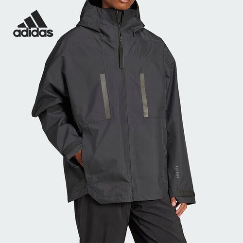 Adidas/阿迪达斯官方正品MYSHELTER R.R J男士户外梭织夹克IV7368