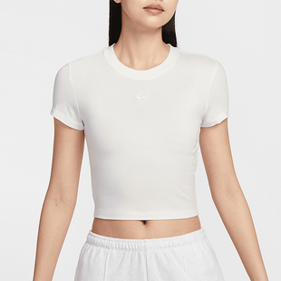 耐克正品 休闲T恤HF9539 Chill 短款 133 Knit女士简约针织经典 Nike