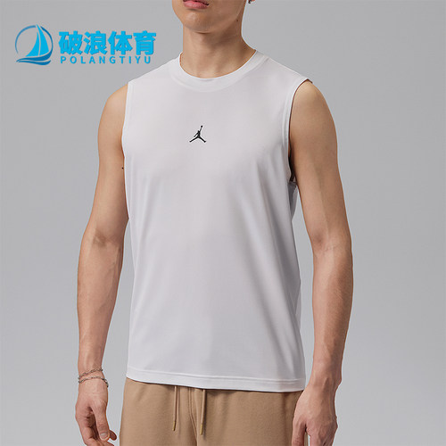 Nike/耐克正品JORDAN男士舒爽透气简约经典日常背心T恤IF0890-100