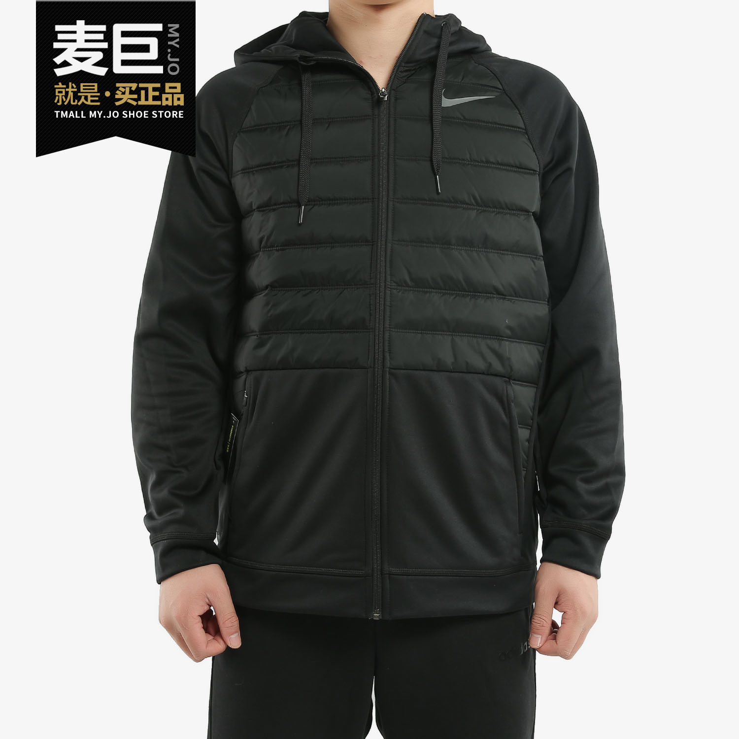 Nike/耐克正品当季新款男子短款保暖外套运动休闲连帽棉服BV6299