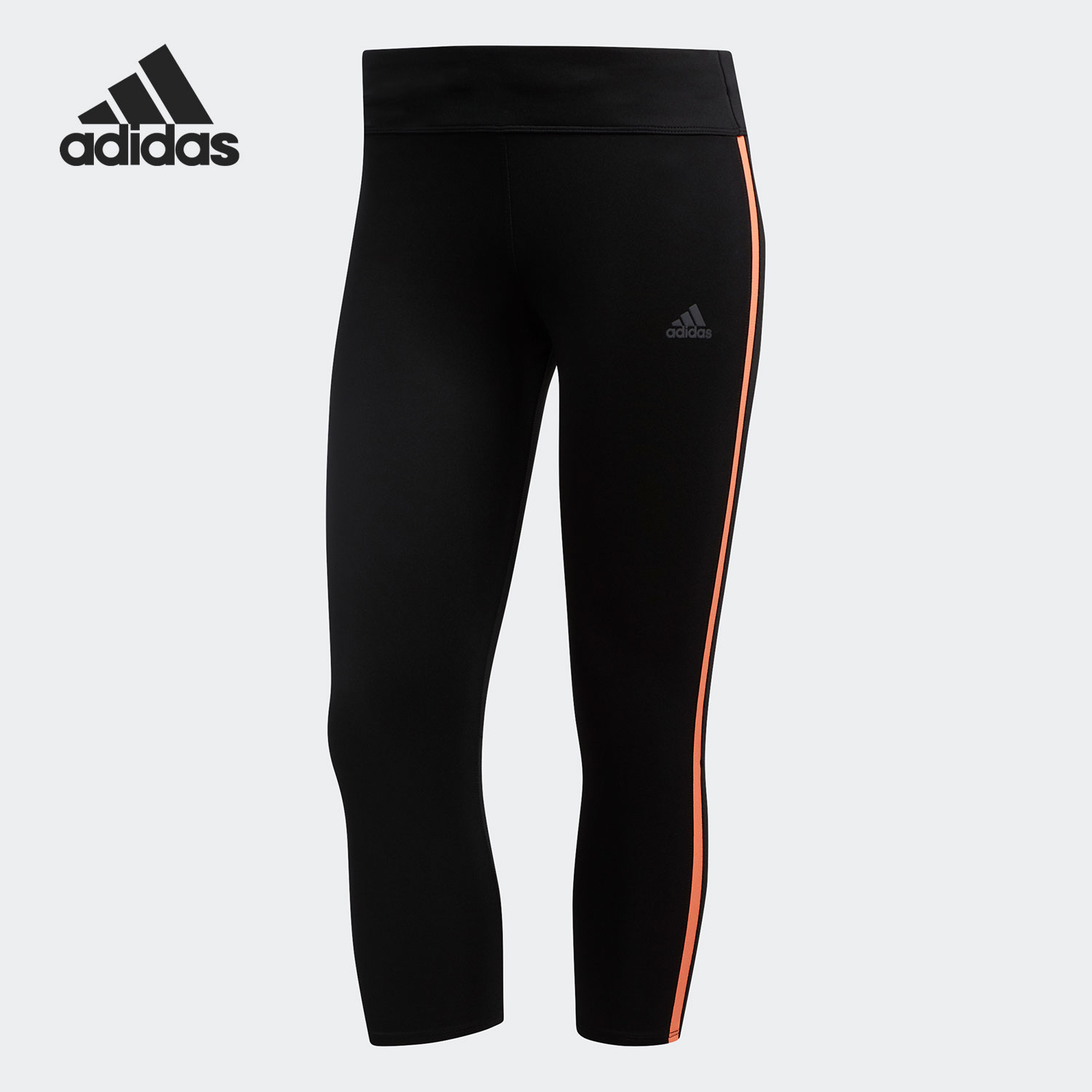 Adidas/阿迪达斯正品女士跑步复古休闲透气运动紧身裤DZ2010