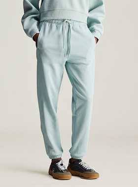 Adidas/阿迪达斯正品透气运动新款女士简约束脚休闲长裤IW9887