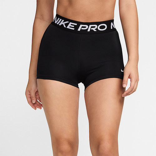 Nike/耐克正品2025女士休闲舒适字母运动紧身训练短裤CZ9860-010