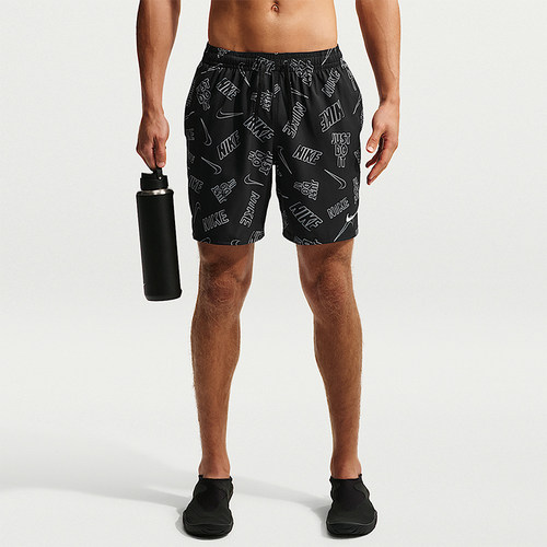 Nike/耐克正品Swim Breaker男士运动含衬裤沙滩短裤IU2358-010