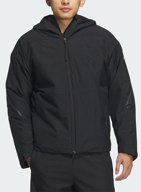 Adidas/阿迪达斯正品秋冬新款男士宽松保暖连帽外套JZ8413