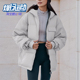 JACKET Adidas 阿迪达斯正品 DOWN男女连帽双面穿保暖羽绒服KQ5541