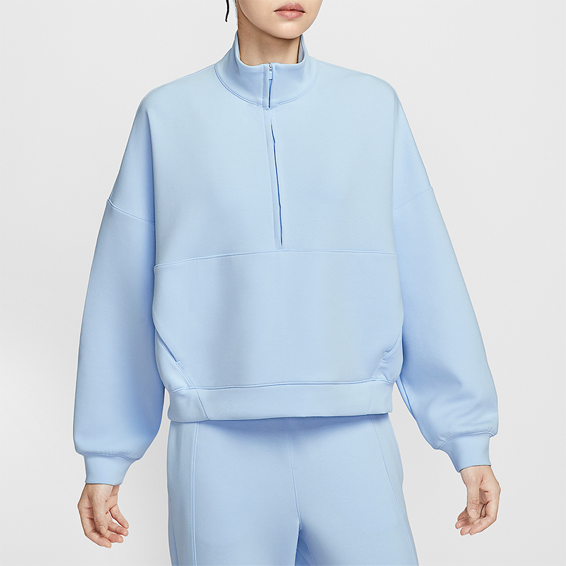 Nike/耐克正品春秋ri-FIT女士运动简约长袖卫衣套头衫HQ8189-441