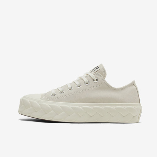 Converse匡威 正品新款女子反毛皮厚底增高休闲运动帆布鞋568683C