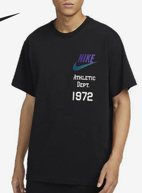 Nike/耐克正品Sportswear男士套头字母印花短袖T恤FV1399-010