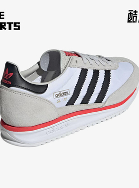 Adidas/阿迪达斯正品SL72男低帮网面拼接麂皮运动鞋JS0746