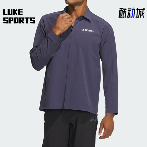 Adidas/阿迪达斯男士长袖衬衫