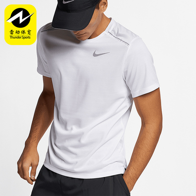 Nike/耐克正品夏季新款男士运动跑步透气训练短袖AJ7566-100