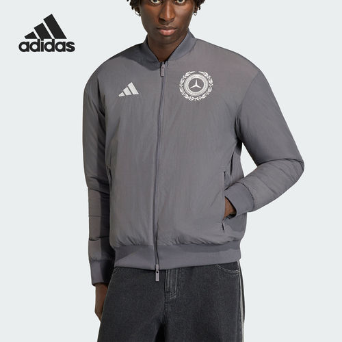 Adidas/阿迪达斯官方正品冬季男士保暖双面穿运动拉链棉服KR3572