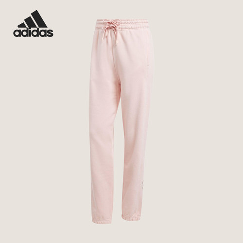 Adidas/阿迪达斯官方正品春季新款女士休闲针织束脚运动裤JD2708