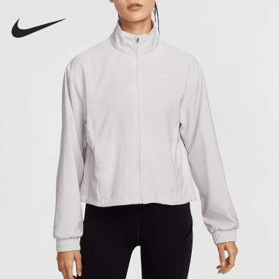 Nike/耐克正品2025夏季女士简约立领跑步训练外套HQ3368-078