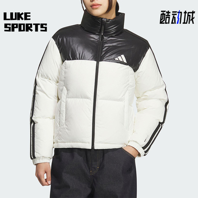 Adidas/阿迪达斯正品W 3S PUFF D J女士拼接保暖立领羽绒服KC2482