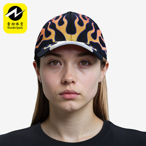 Nike/耐克正品Club OG Flame新款男女火焰图案棒球帽HV6642-010