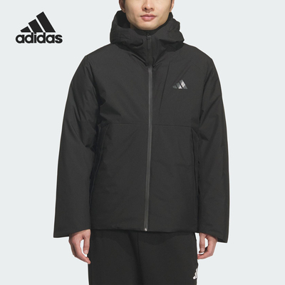 Adidas/阿迪达斯官方正品冬季男士连帽保暖运动羽绒服外套KQ5505
