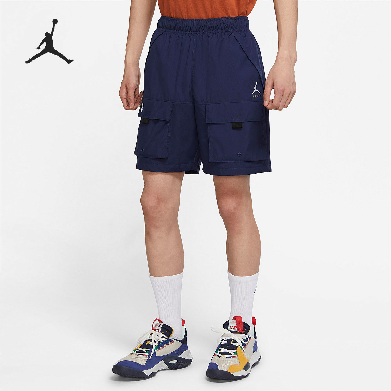 Nike/耐克正品JORDAN男子舒适休闲运动梭织短裤 DA7240-410