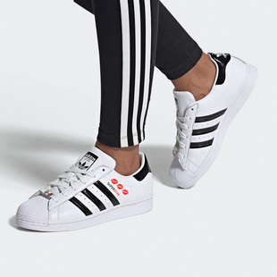 新款 Adidas 2020秋季 FY0258 阿迪达斯正品 女子舒适潮流运动板鞋