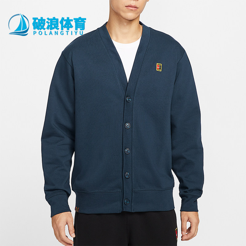 Nike/耐克正品Court Fairway男士长袖针织休闲运动开衫IM9362-478