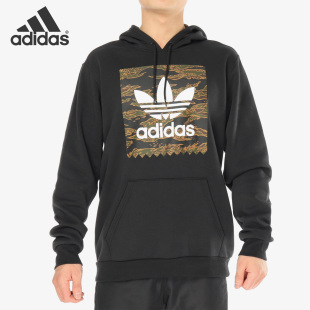 新款 DH3919 阿迪达斯正品 针织套衫 Adidas HOODIE CAMO 当季