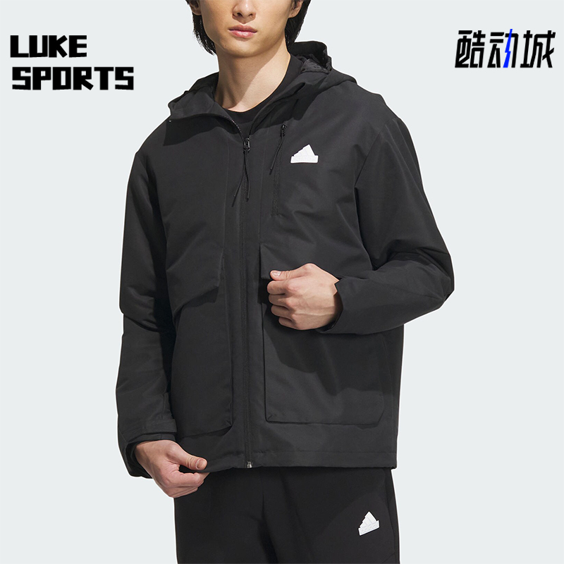 Adidas/阿迪达斯男士连帽外套