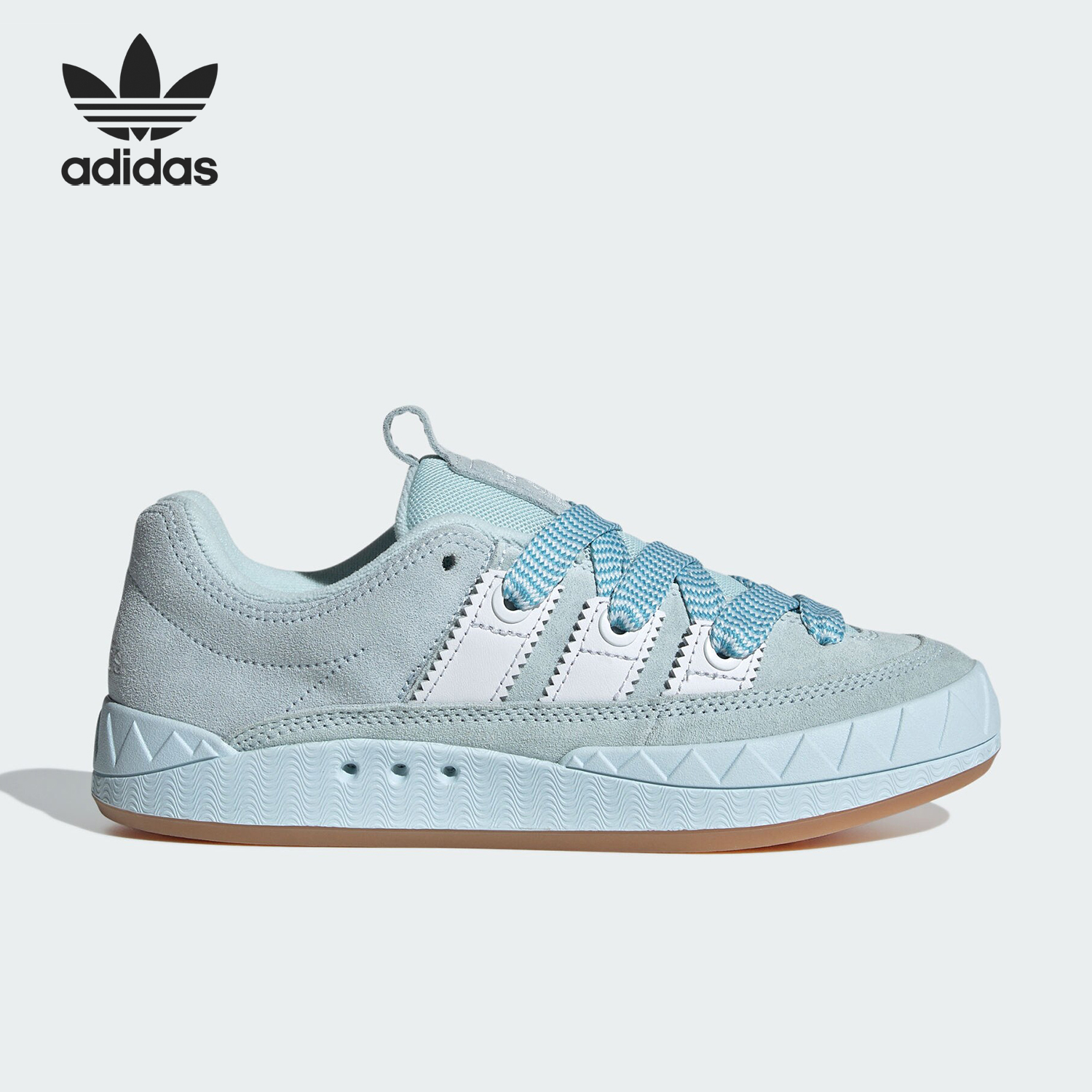 Adidas/阿迪达斯正品三叶草 ADIMATIC女士经典运动板鞋IG6035