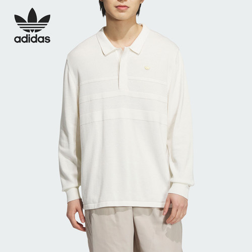 Adidas/阿迪达斯官方正品三叶草男士简约运动休闲POLO衫JD5806