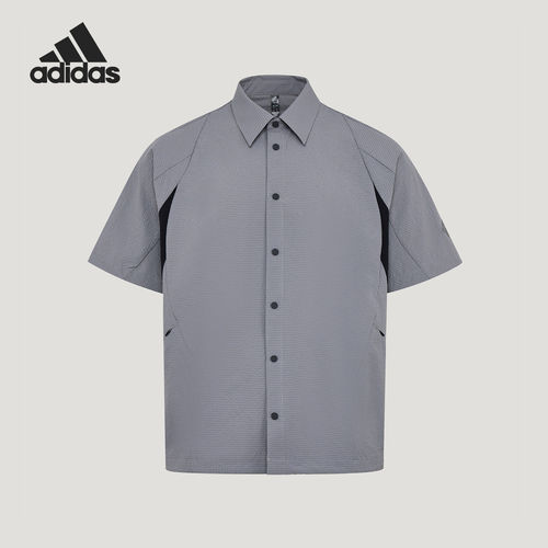 Adidas/阿迪达斯官方正品FOSHORTSLEVET-SHIRT男短袖衬衫KY5647