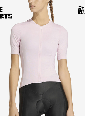 Adidas/阿迪达斯正品TEMPJSYV领紧身拉链骑行服女短袖KB9570