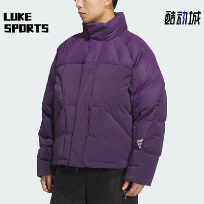 Adidas/阿迪达斯正品冬季男士运动立领时尚复古保暖羽绒服KH1483