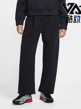 Nike/耐克正品Sportswear女士休闲针织中腰直筒长裤IF0322-010
