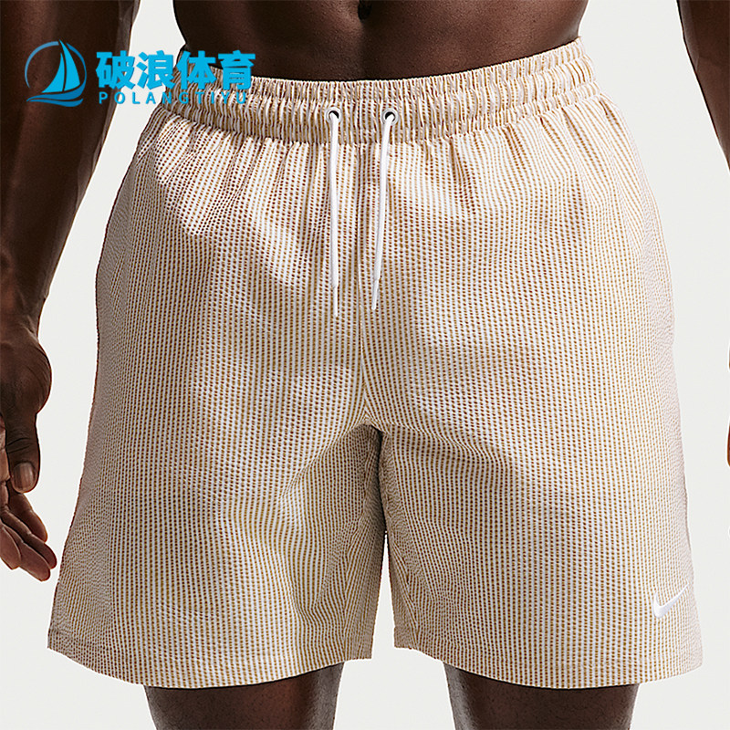 Nike/耐克正品Swim Breaker男士运动含衬裤沙滩短裤IQ7742-241