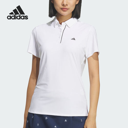 Adidas/阿迪达斯官方正品2026年新款女士高尔夫短袖POLO衫KA4297