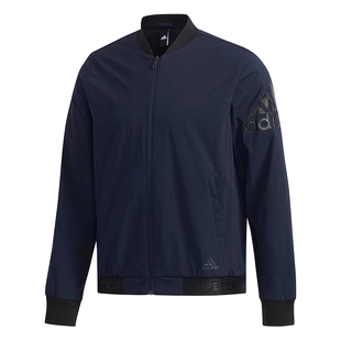 Adidas/阿迪达斯春秋男子立领棒球服休闲运动服夹克DW4619