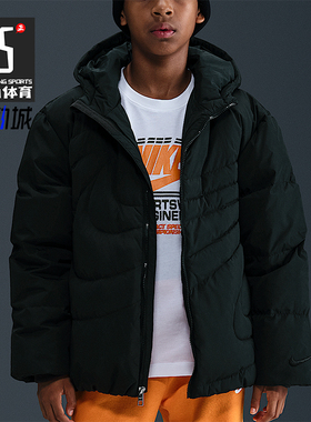 Nike/耐克正品Sportswear Swoosh大童休闲保暖羽绒服IQ2953-010