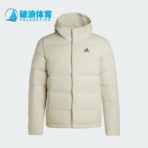 Adidas/阿迪达斯正品V HELIONIC HO J男士连帽保暖羽绒服KE5403
