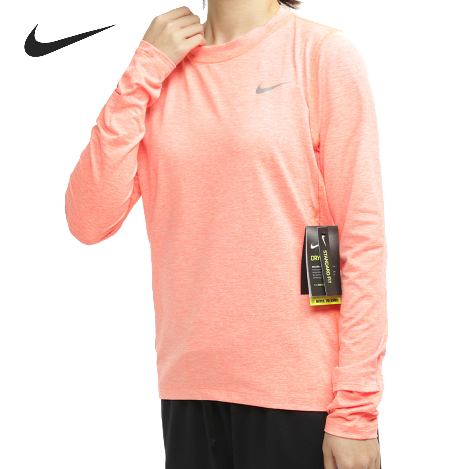 Nike/耐克正品女子AS W NK ELEMENT CREW 休闲时尚训练T恤 CU3278