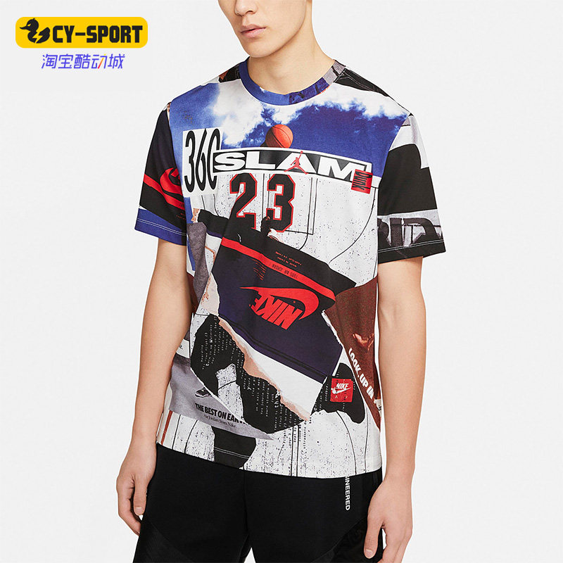 Nike/耐克正品Air Jordan Photo男子时尚短袖T恤CJ6299-100