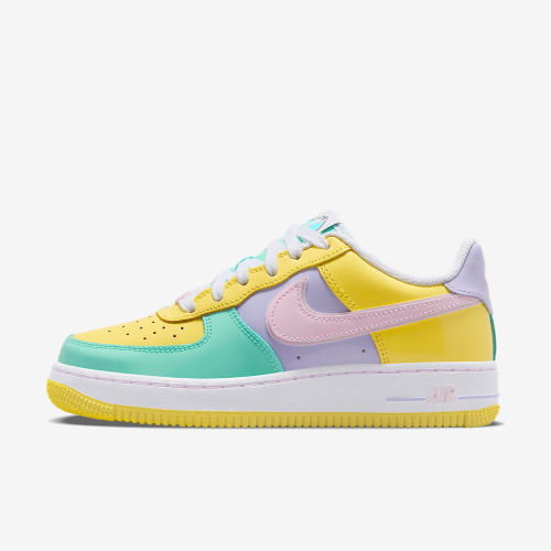 Nike耐克正品Air Force 1 Easter大童舒适低帮板鞋IU7906-701