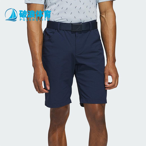Adidas/阿迪达斯正品SHORTS男士高尔夫经典透气中腰短裤IK2990