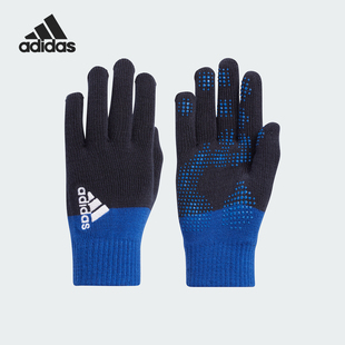 男女拼接保暖防滑绒线手套HI3527 新款 Adidas 阿迪达斯正品